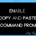 How to Enable Copy paste in CMD – Windows