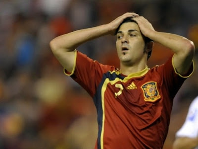 David Villa World Cup 2010 Photos