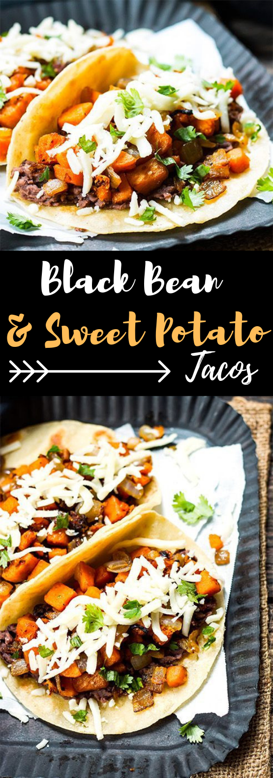 BLACK BEAN & SWEET POTATO TACOS | VEGETARIAN #Healthy #glutenfree