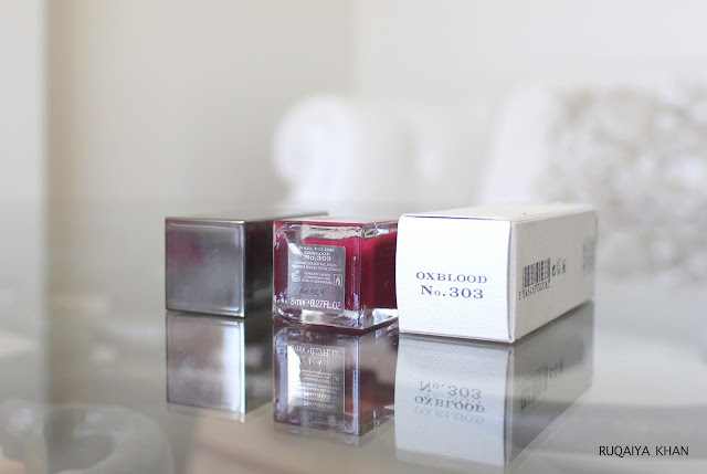 BURBERRY Nail Polish in Oxblood No. 303 Review and Swatch