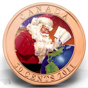 Santa coin 2011