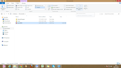 Menyembunyikan File di Windows 8