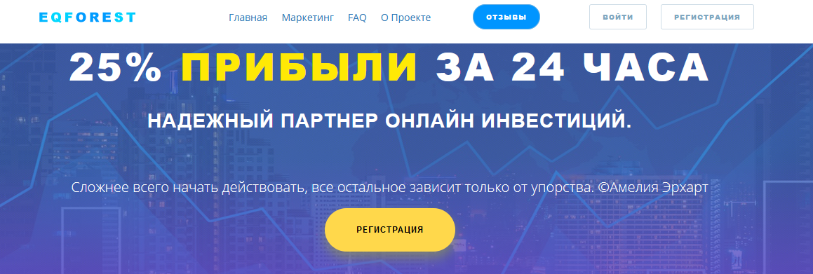 Мошеннический сайт eqforest.com – Отзывы, развод, платит или лохотрон? Информация