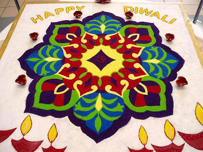 designs patterns of flowers. Diwali Festival Rangoli Design