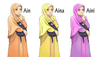 wallpaper kartun muslimah