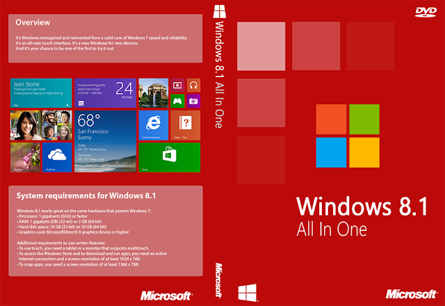 Microsoft Windows 8.1 All in One Download Free for PC