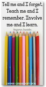Tell me and I forget. Teach me and I remember. Involve me and I learn. Benjamin Franklin quote 
