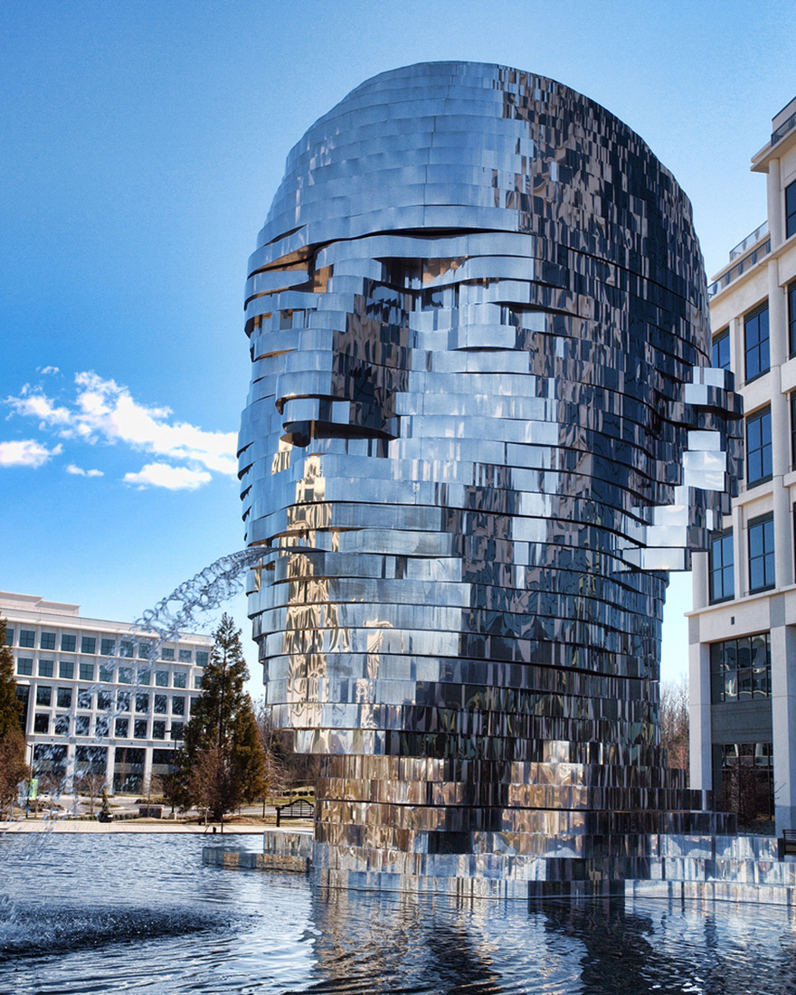 42 Of The Most Beautiful Sculptures In The World - Metalmorphosis By David Cherny At The Whitehall Technology Park, Charlotte, Nc