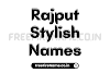 ᐈ Rajput Stylish Name - ꧁𒈞✯𝕽𝖆𝖏𝖕𝖚𝖙✯𒈞꧂