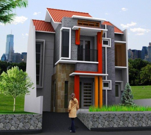 ツ 75+ model desain rumah minimalis 2 lantai sederhana 