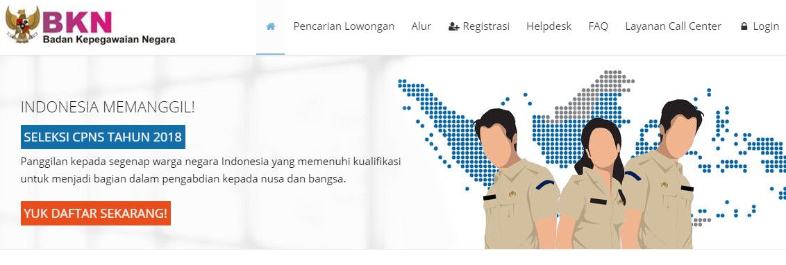 Portal sscn.bkn.go.id Sudah Dapat Diakses Pendaftaran Paling Cepat Dimulai 26 September 2018