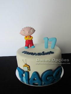 Bolo de aniversário Family Guy