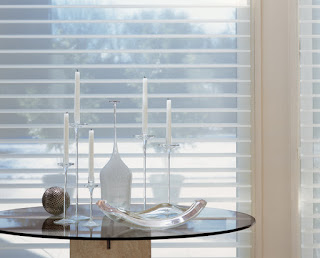 PowerView Motorization adds convenience to the operation of a beautiful shade such as Silhouette.