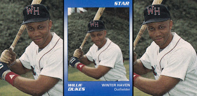 Willie Dukes 1990 Winter Haven Red Sox card