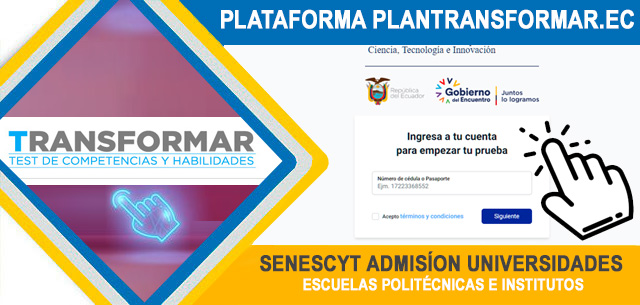 plantransformar ec senescyt test transformar 2021