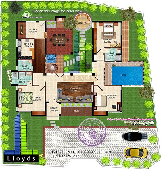 Mud house floor plan