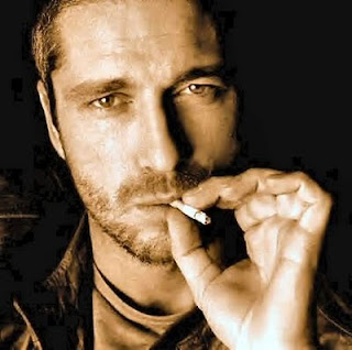 gerard butler smoking