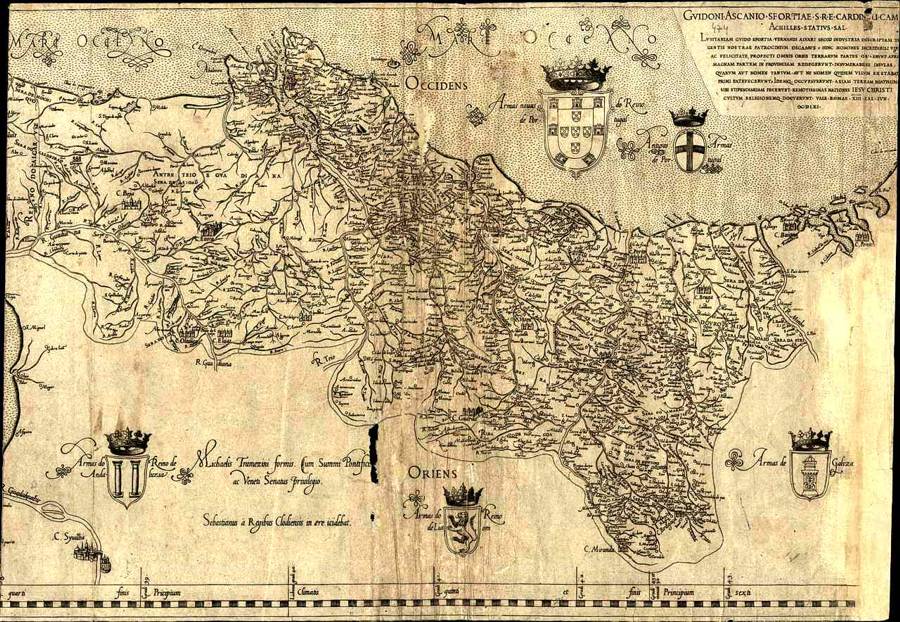 O mais antigo mapa de Portugal, 1561