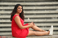 Shravya Reddy in Short Tight Red Dress Spicy Pics ~  Exclusive Pics 078.JPG