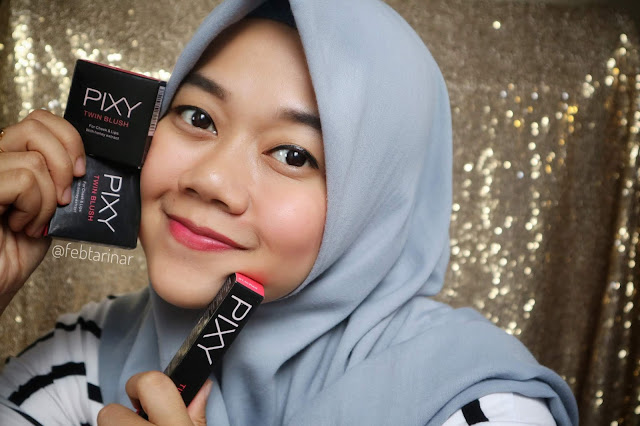 review pixy twin blush beauty blogger bandung febtarinar.com