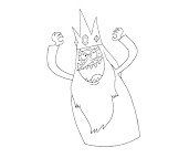 #2 Ice King Coloring Page