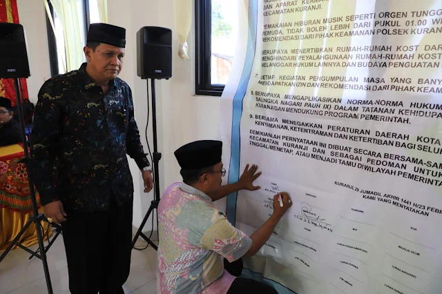 Ciptakan Kuranji Nyaman Bersih Maksiat dan Narkoba, Tokoh Masyarakat Kuranji - Forkopincam Lahirkan Kesepakatan Bersama