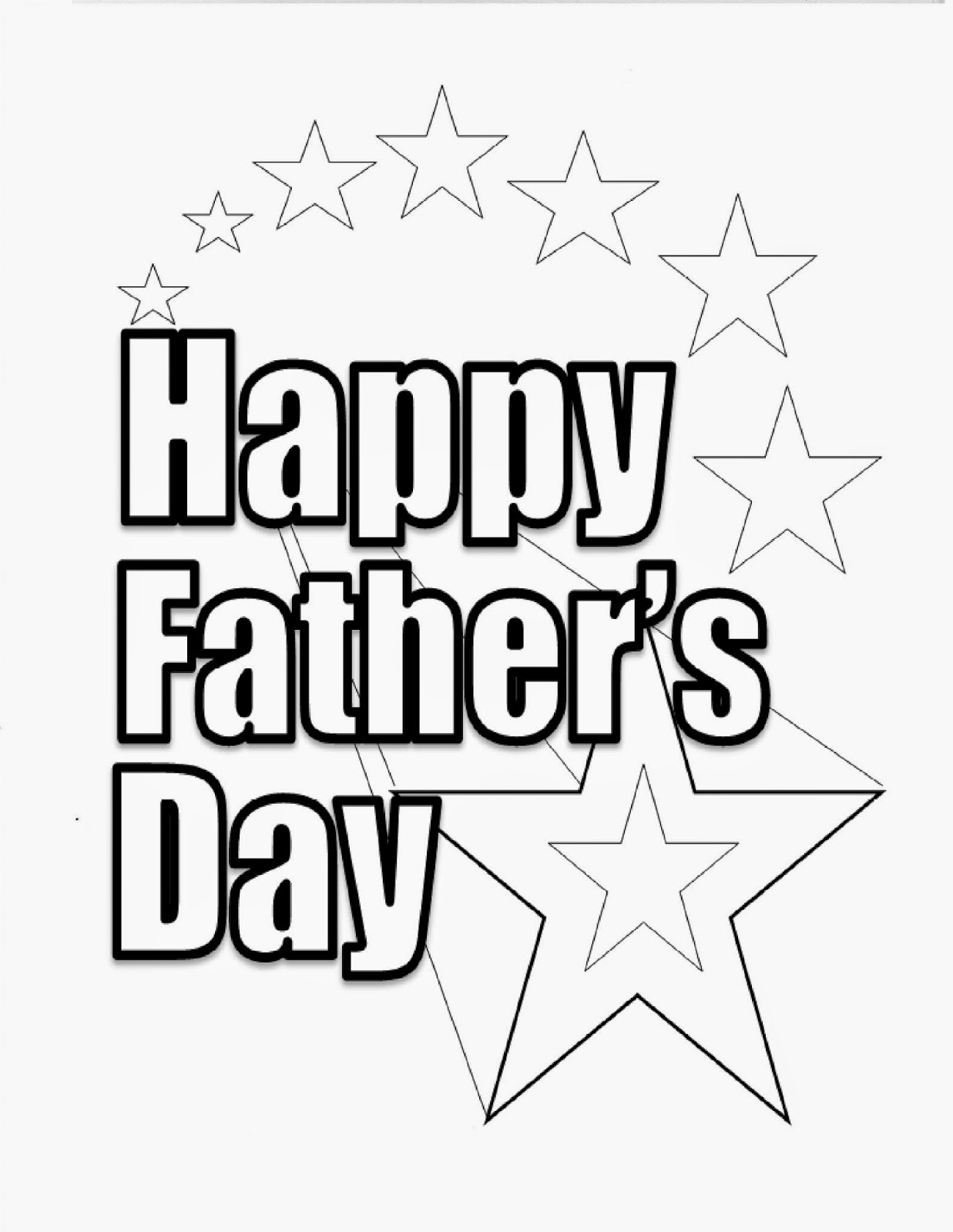 Fathers Day Coloring Pages Free Printable 1