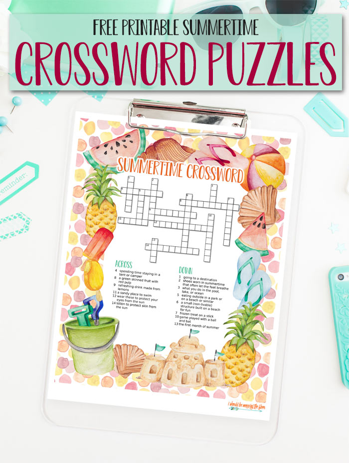 crossword puzzles printable with answers i should be mopping the floor