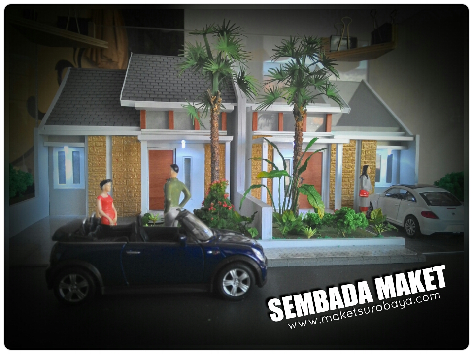 MAKET RUMAH TYPE 45 | JASA MAKET