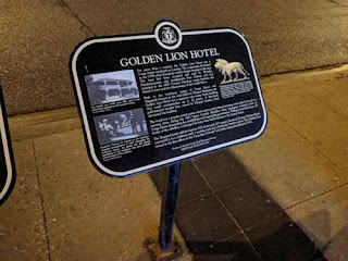 Golden Lion Hotel Sign North York.