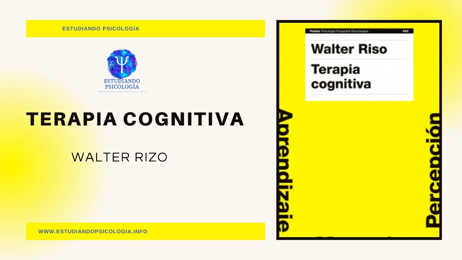Terapia cognitiva. Walter Rizo. PDF