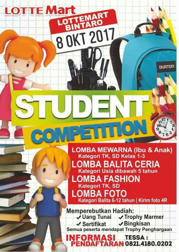 Student Competition 2017  Lottemart Bintaro  TK-SD 