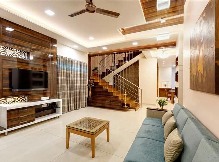 Duplex House Stair Design - Small Modern Two Storey Duplex House Design Pictures - Duplex house design - NeotericIT.com