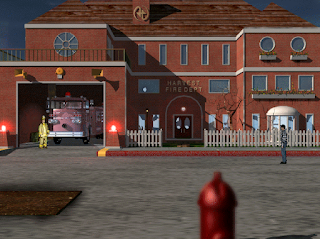 The Fire Station, a location in the game Harvester.