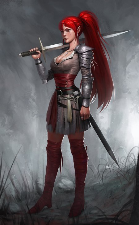 SoonYoung Choi SYAR tumblr deviantart ilustrações fantasia ficção científica rpg medieval mulheres