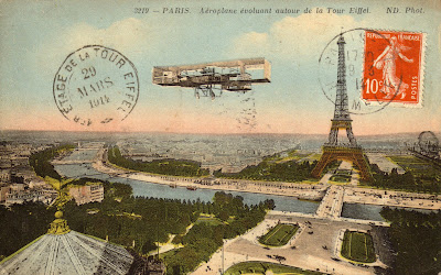 carte postale ancienne paris