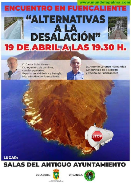 Charla "Alternativas a la Desalación" en Fuencaliente