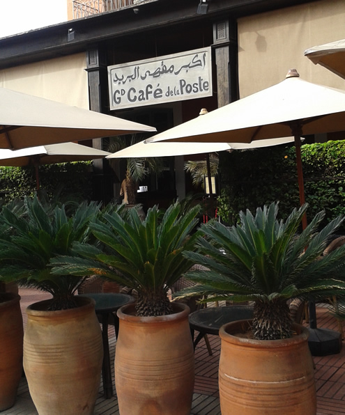 Grand Café de la Poste, Marrakech | Happy in Red