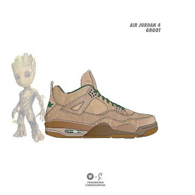  Groot x Nike Air Jordan 4