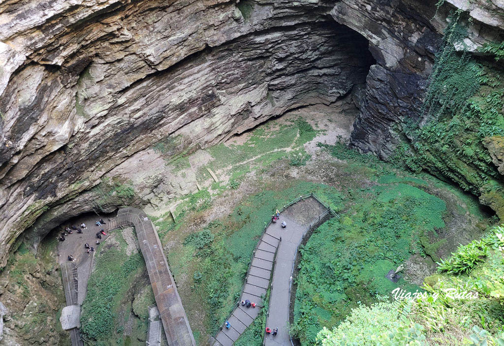 Gouffre de Padirac desde el exterior