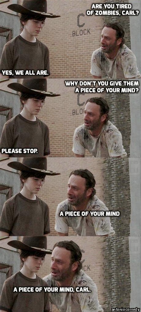 Bad jokes + TWD, continued