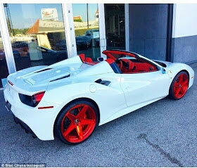 Blac Chyna Acquires Ferrari 488 Spider Worth $272K (PHOTOS)