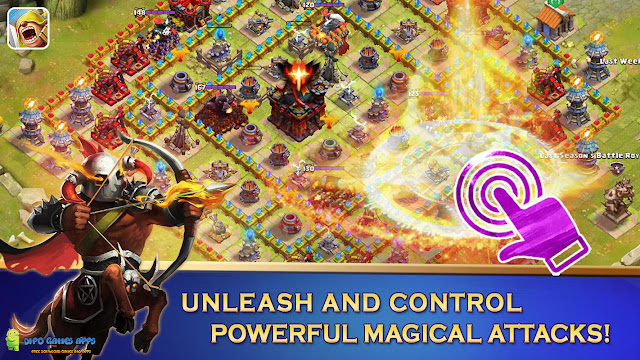  Here players control various types of heroes Download Clash of Lords 2 APK + Data v1.0.243 for Android