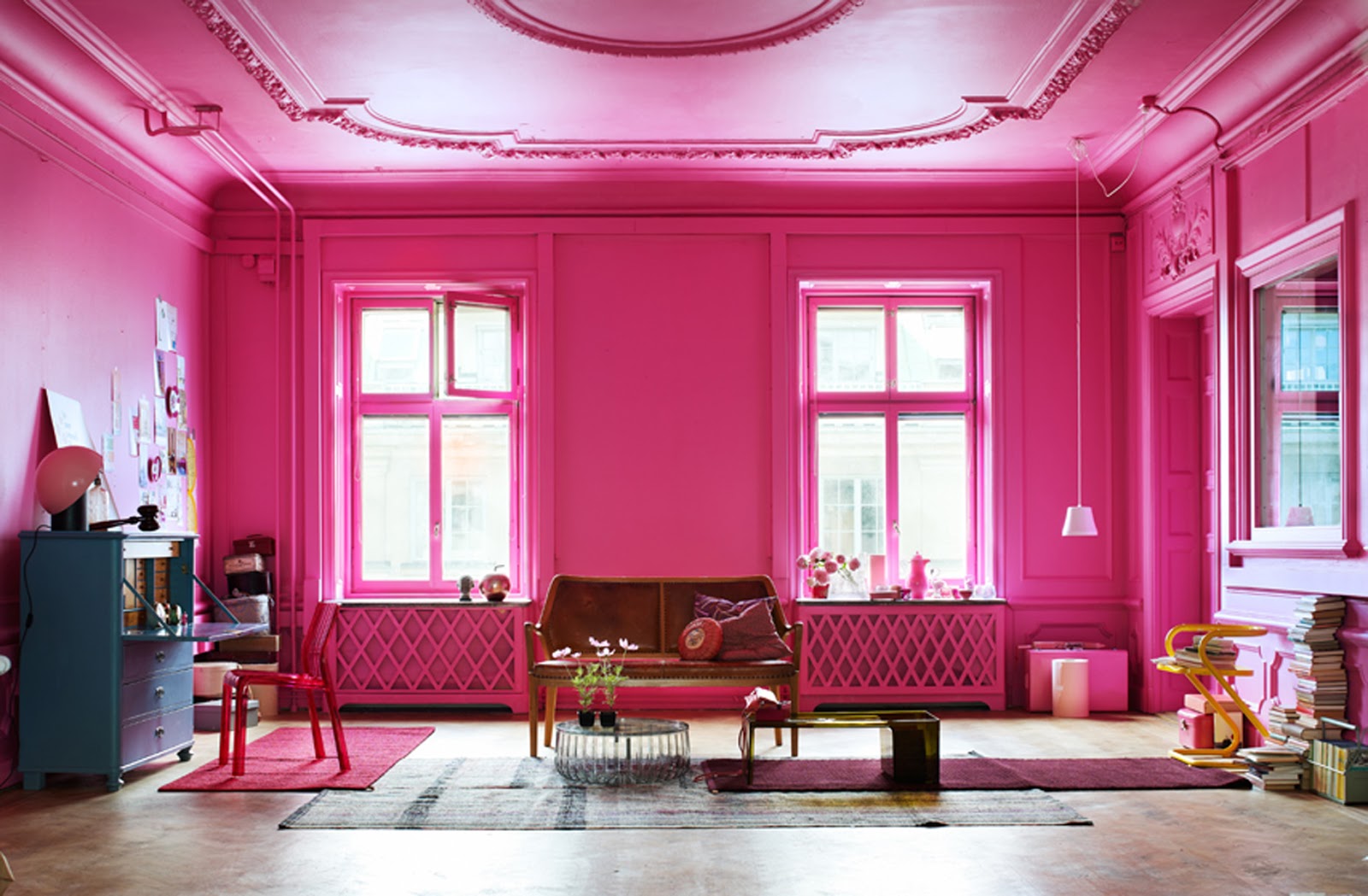 10 Amazing Pink  Living  Room  Interior Design Ideas  