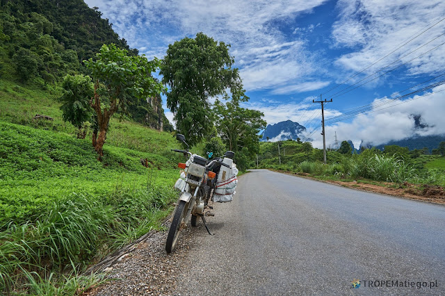 Laos,okolice Kasi