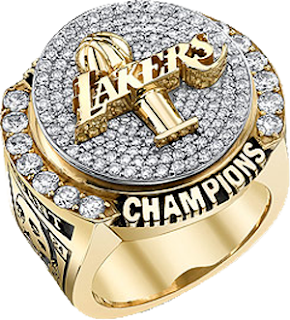 Anillo NBA de Los Ángeles Lakers de Kobe Bryant