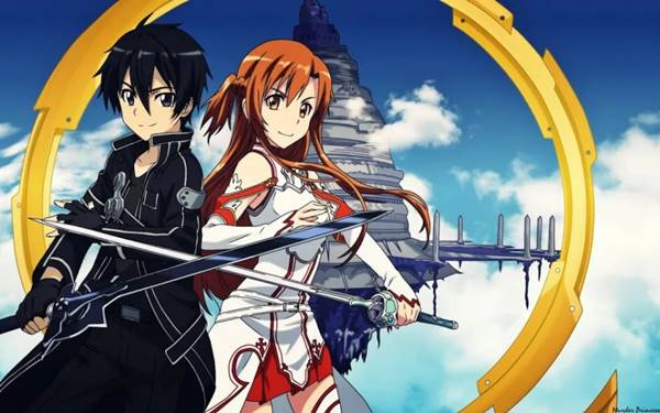 Anime pertama dalam daftar anime yang mirip No Game No Life masih ditempati oleh Sword Art Online. S