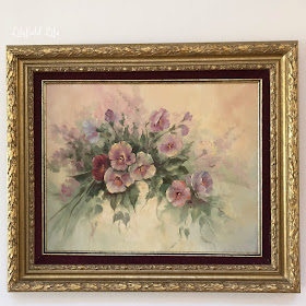 vintage painting flowers