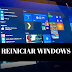 Como puedo reiniciar Windows 10