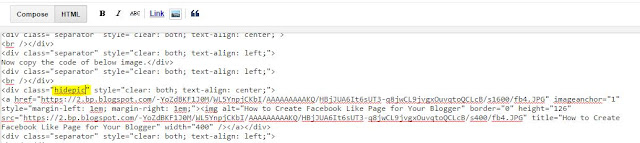 How to Hide Image in Post Page and Showing it only in Homepage in Blogger